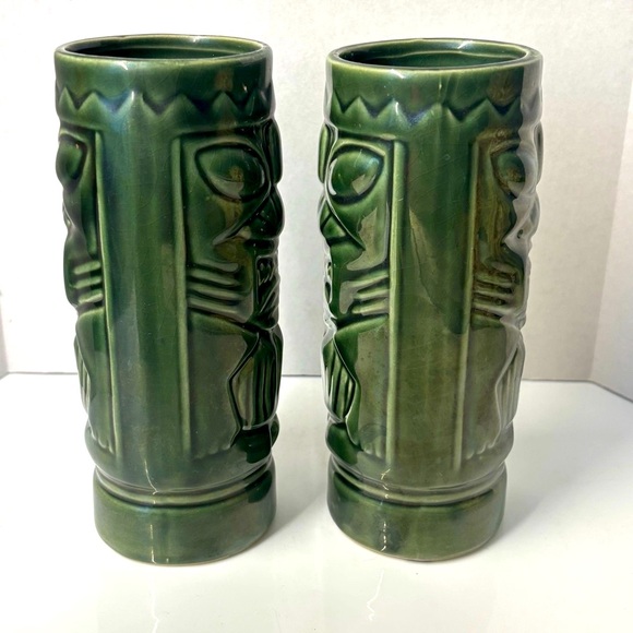 Rare! Vintage BarConic Tiki Mugs Set of 2 - Picture 2 of 7